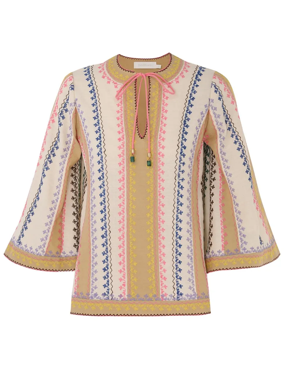 August Embroidered Top