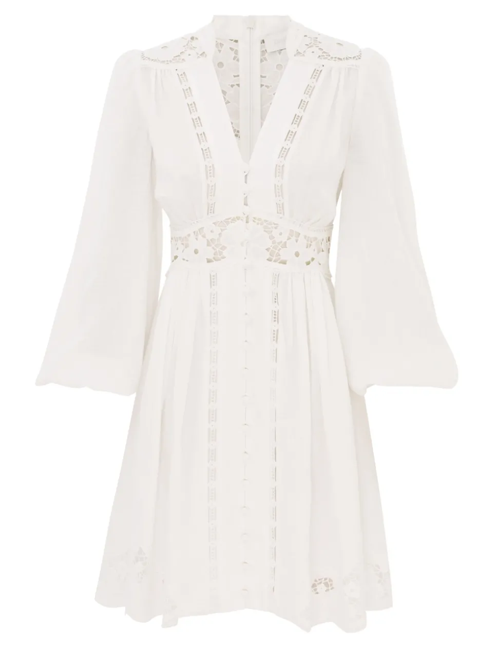 August Plunge Mini Dress