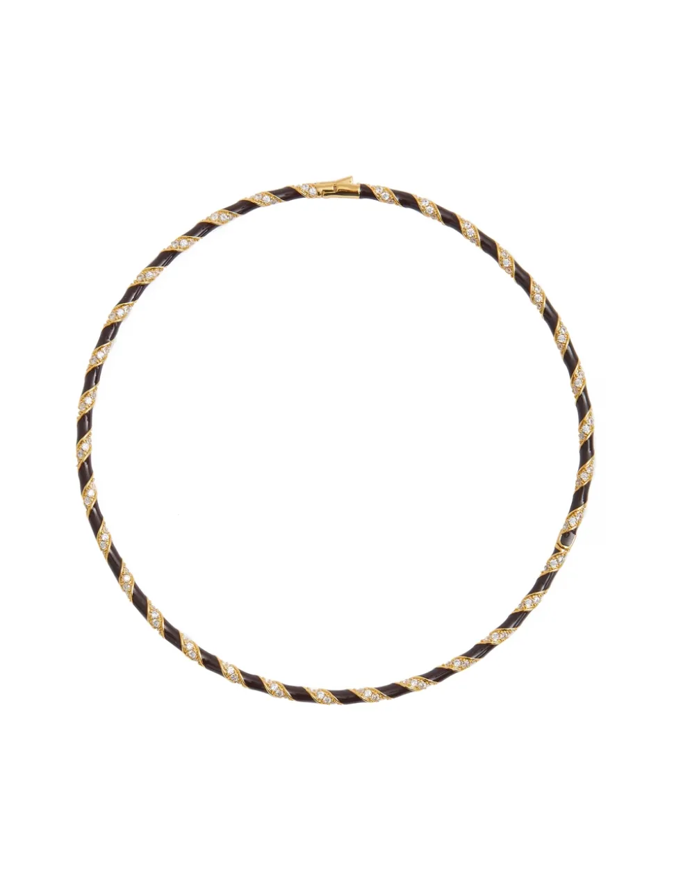 Candy Stripe Pave Choker