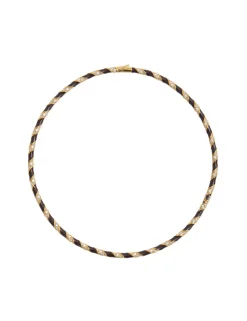 Candy Stripe Pave Choker