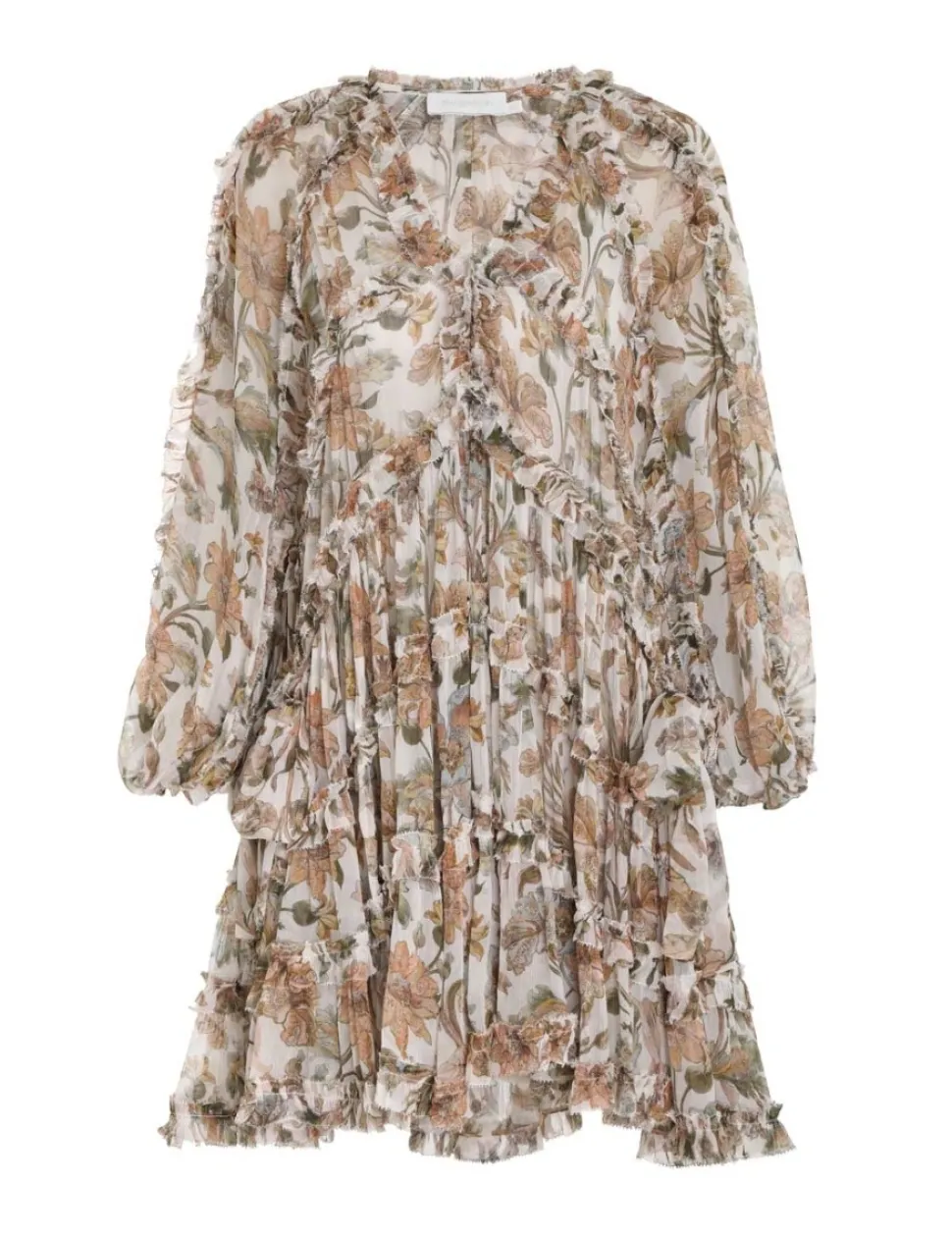 Chintz Billow Frill Mini Dress