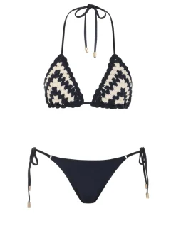 Chintz Chevron Crochet Bikini
