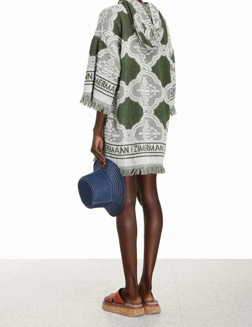 Chintz Hooded Towel Mini Dress