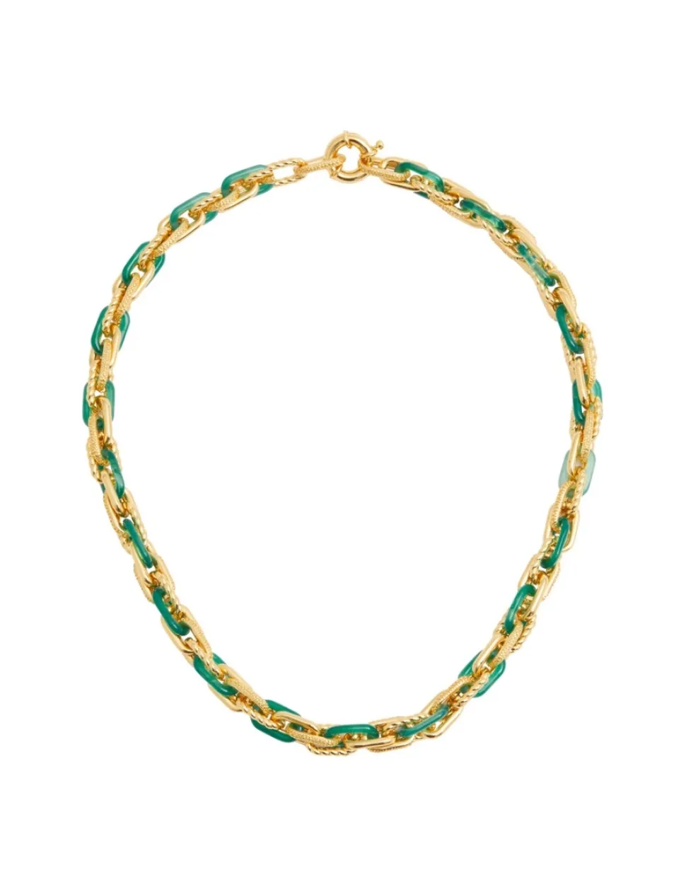 Collage Chain Link Necklace