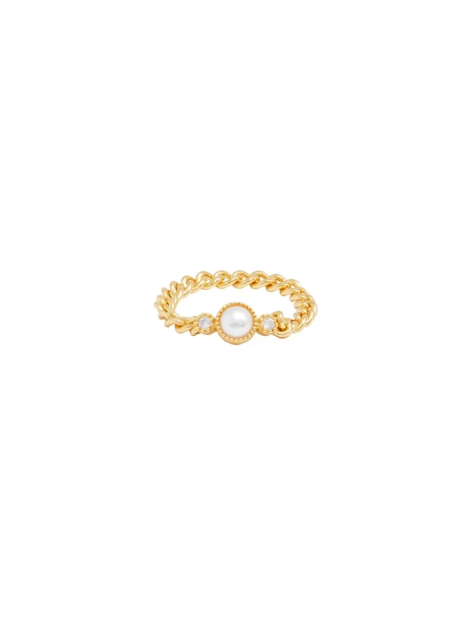 Collage Fine Chain Ring