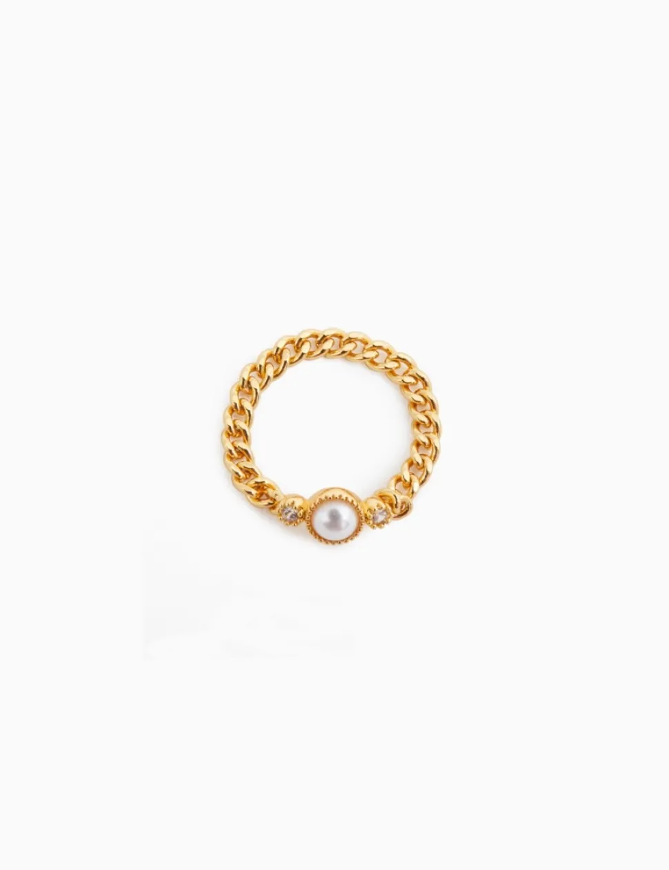 Collage Fine Chain Ring