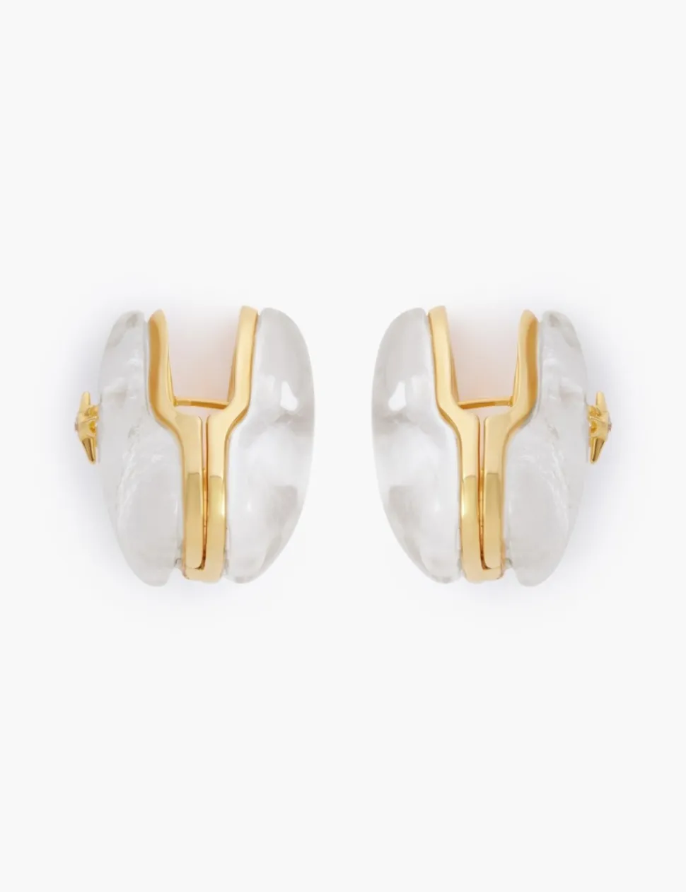 Crystal Pebble Earrings