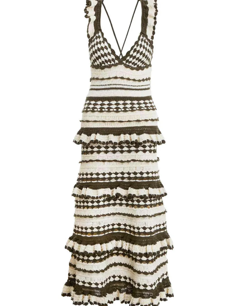 Devi Crochet Frill Dress