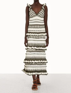 Devi Crochet Frill Dress