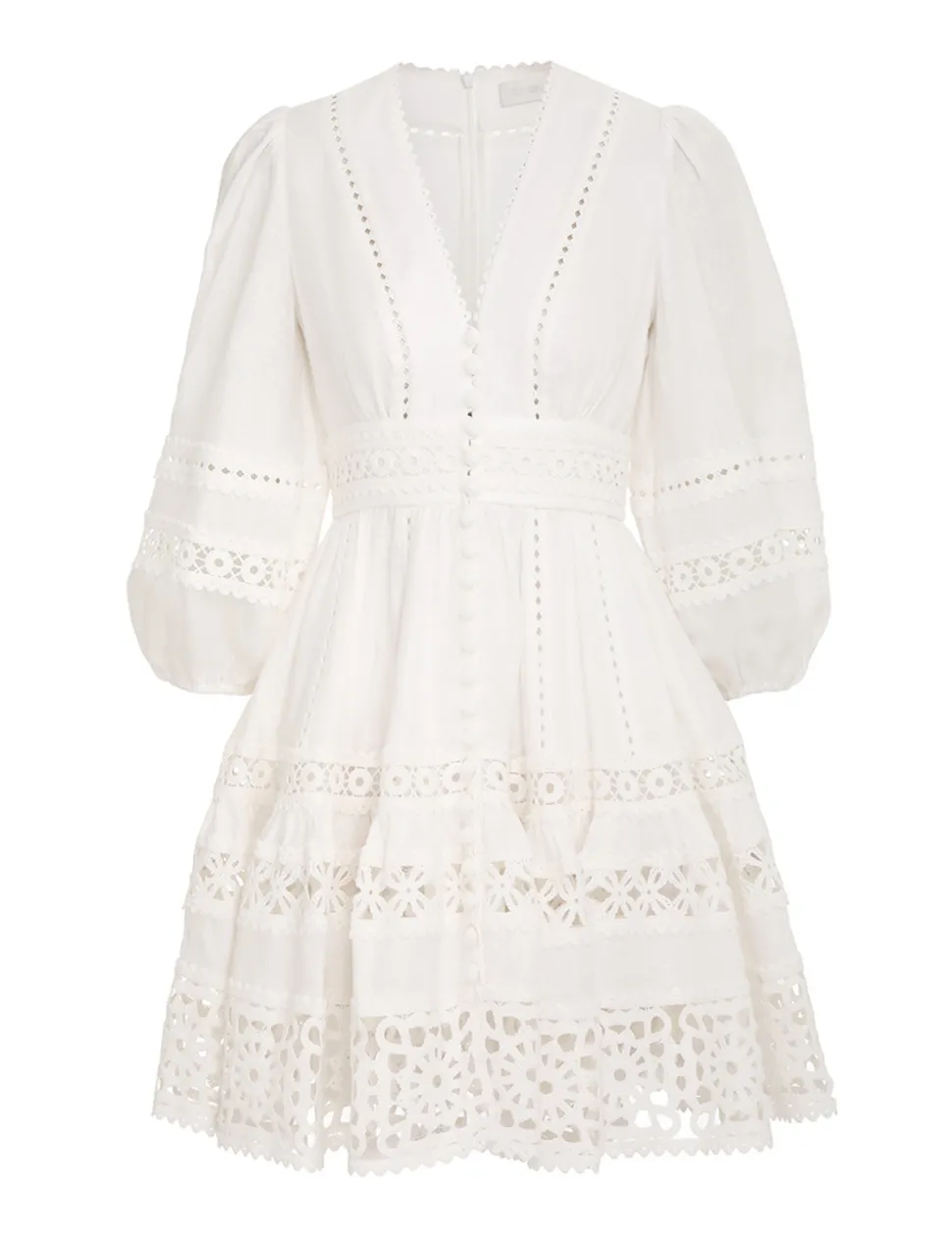 Devi Spliced Billow Mini Dress