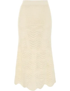 Devi Textured Knit Skirt