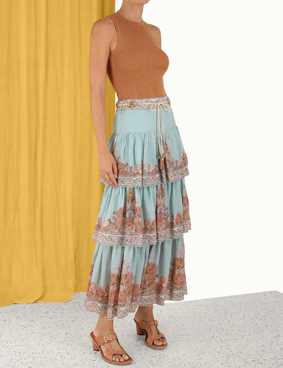Devi Tiered Skirt