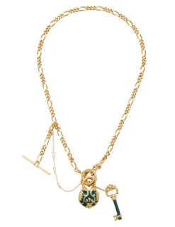Enamel Locket Necklace