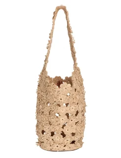 Floral Crochet Tote