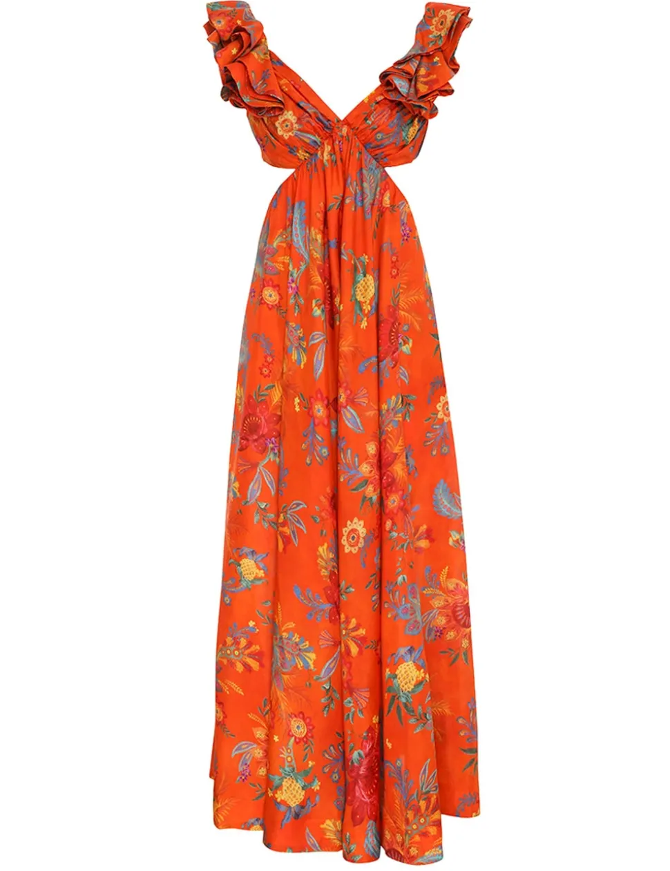 Ginger Frill Midi Dress