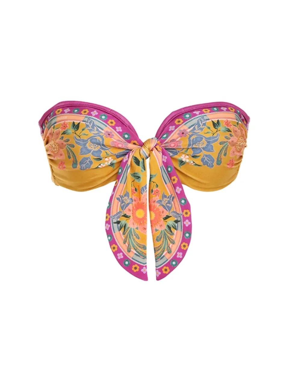 Ginger Scarf Tie Bra