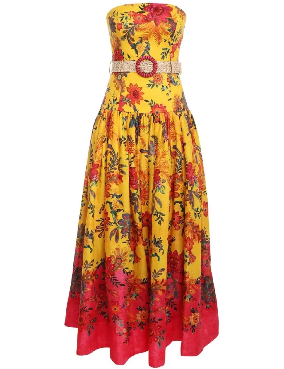 Ginger Strapless Midi Dress