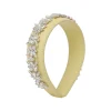 Leather Crystal Headband