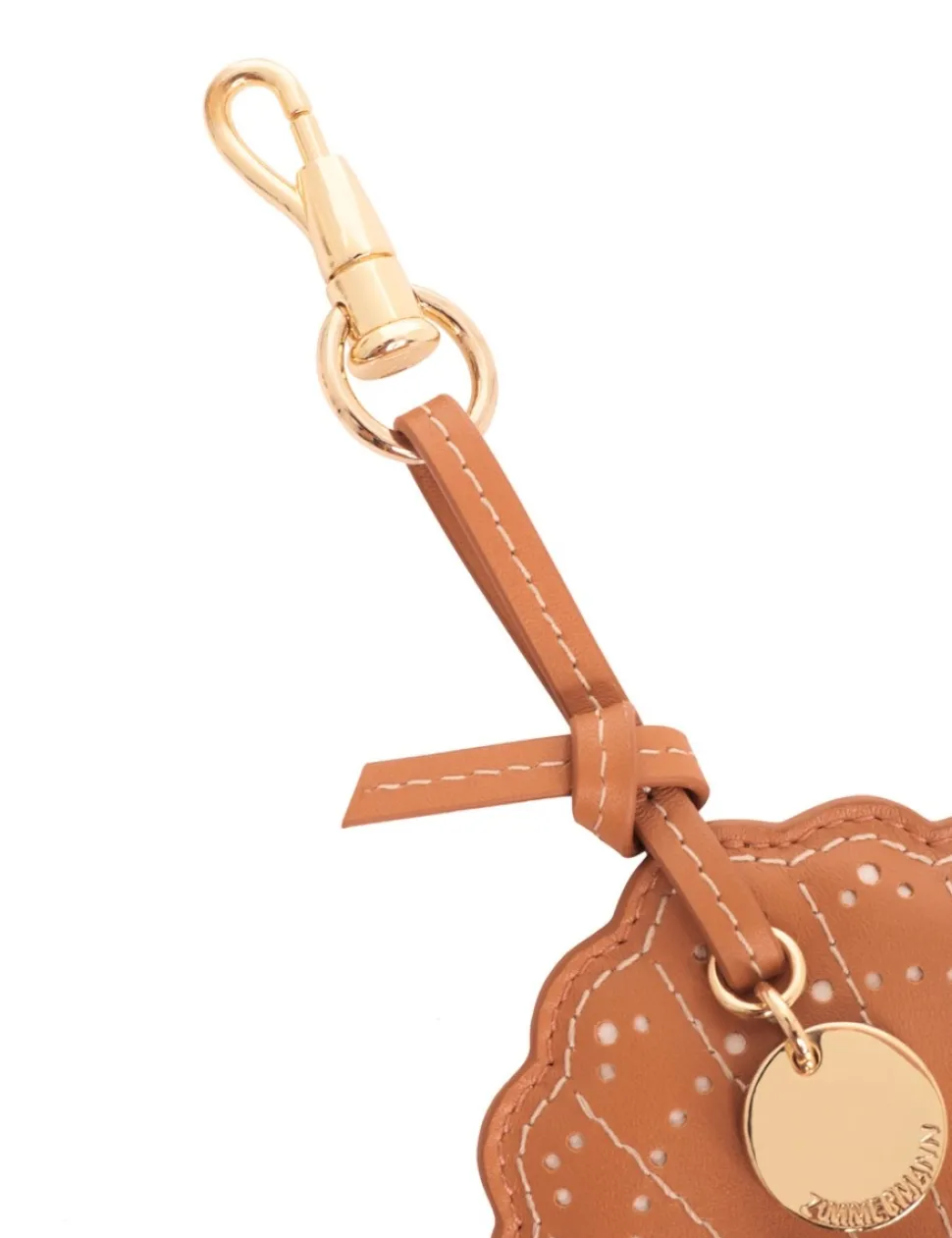 Leather Shell Key Charm