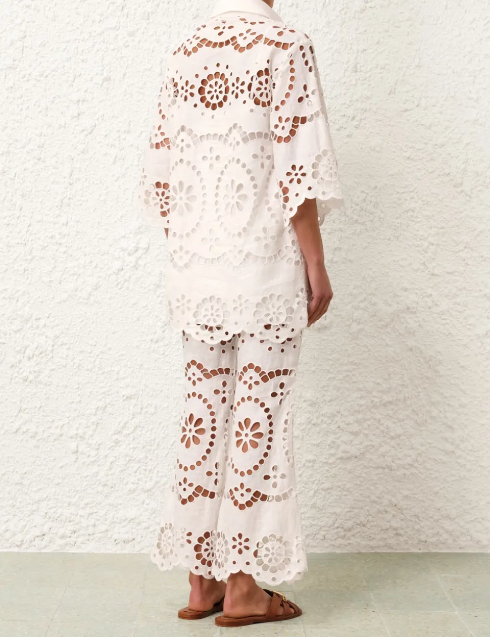 Lexi Embroidered Flare Pant