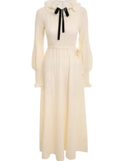 Luminosity Frill Neck Dress