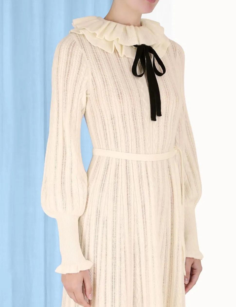 Luminosity Frill Neck Dress