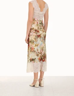 Luminosity Lace Slip Dress