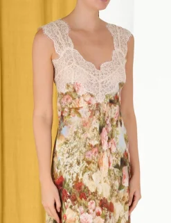 Luminosity Lace Slip Dress