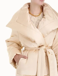 Luminosity Satin Wadded Jacket