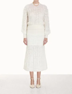 Luminosity Scallop Sweater