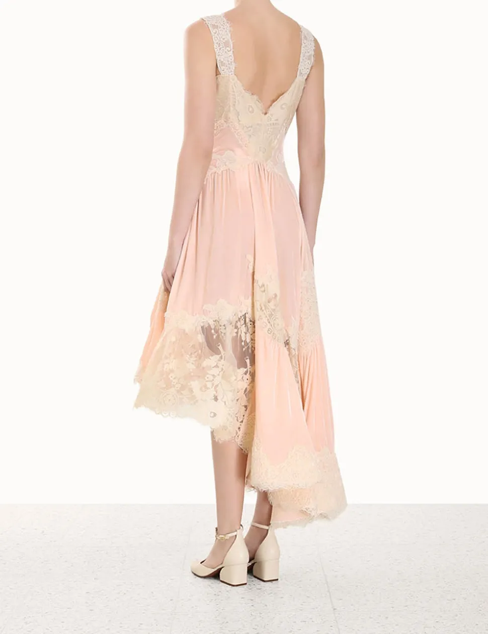 Luminosity Velvet Lace Midi