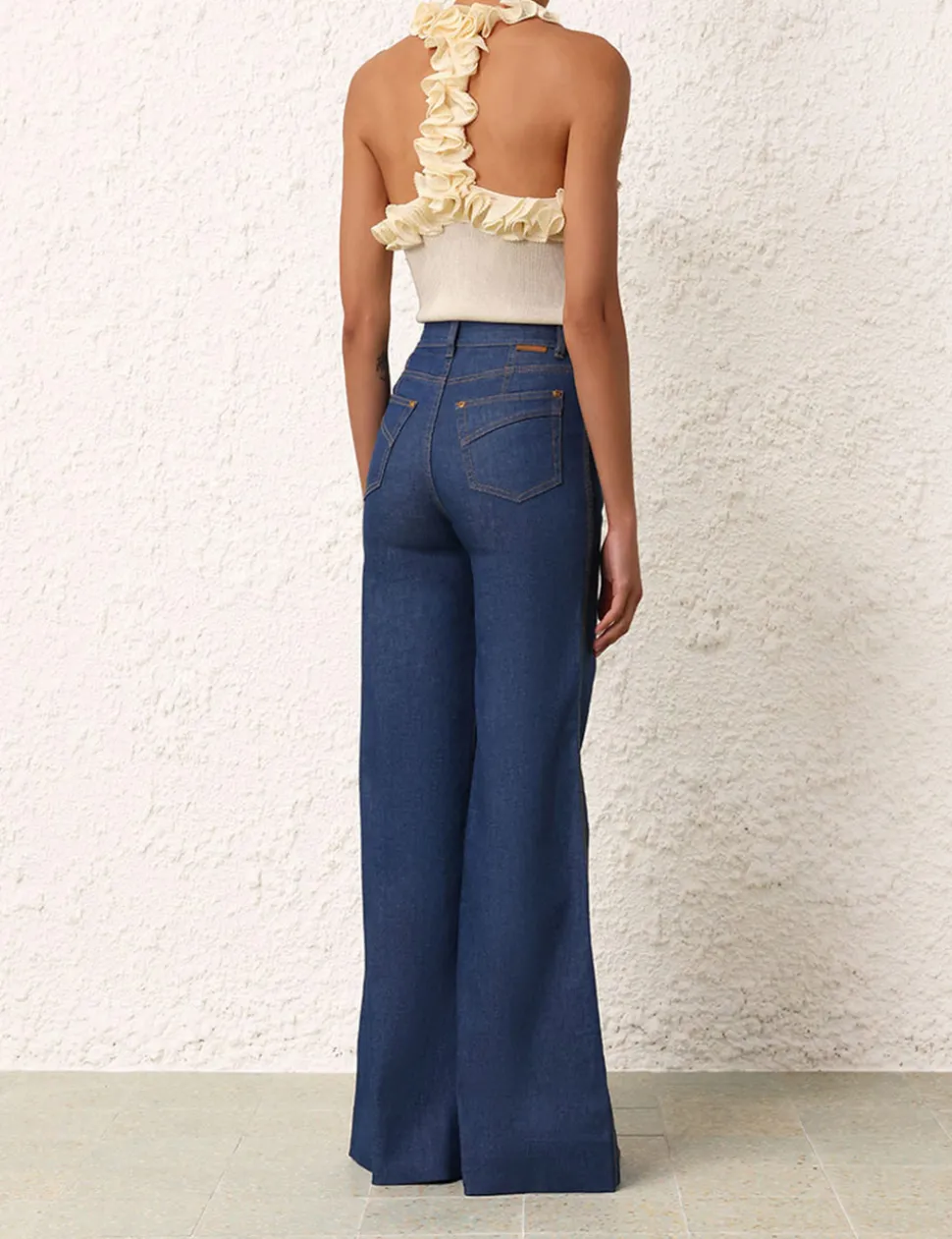 Matchmaker Ruffle Neck Top