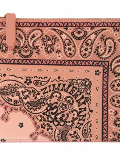 Medium Printed Leather Pouch