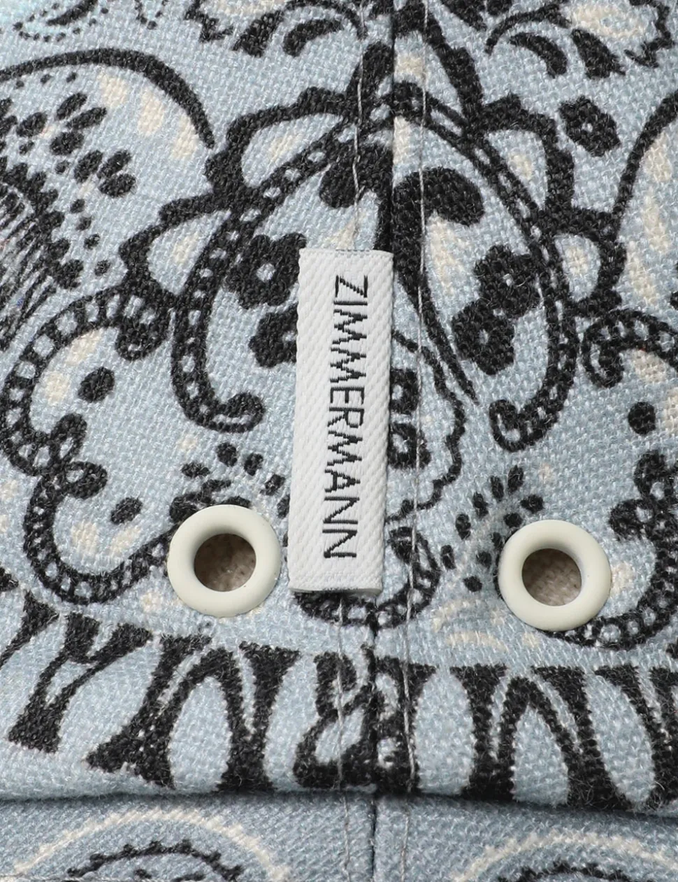 Printed Canvas Bucket Hat