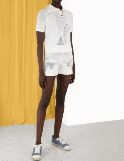 Raie Mesh Knit Shorts