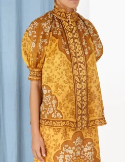 Raie Short Sleeve Blouse