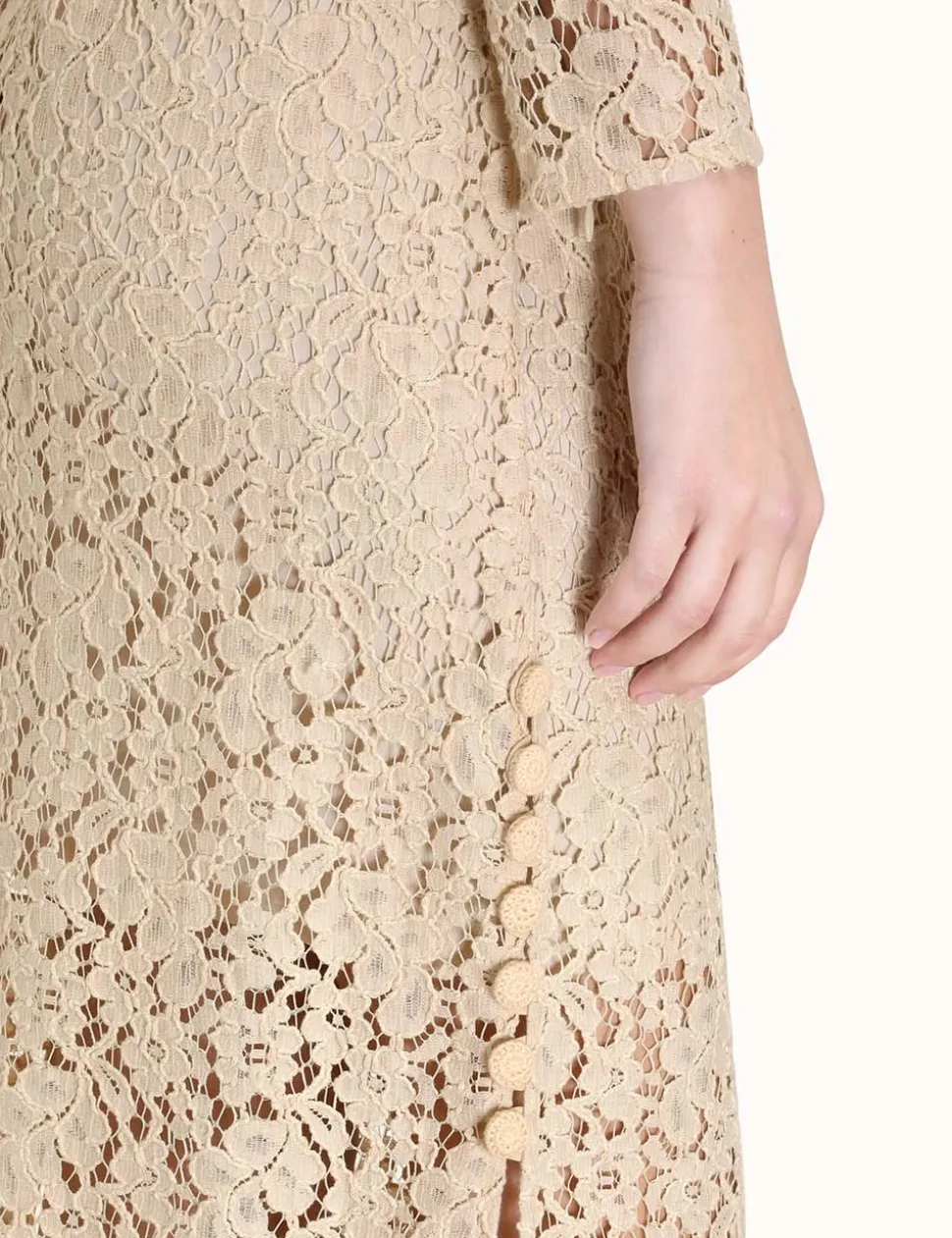 Sensory Lace Midi Dress
