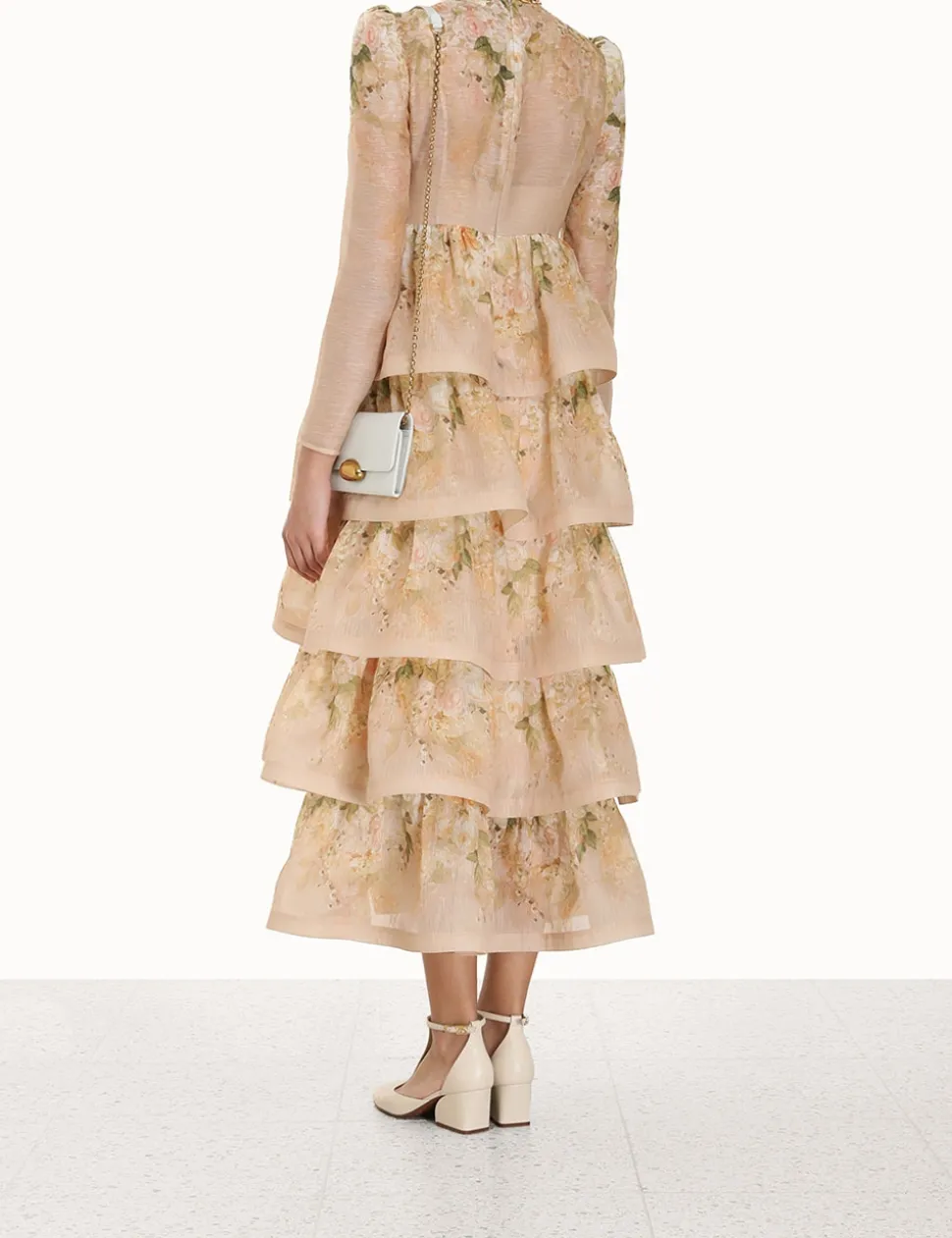Sensory Tiered Midi Dress