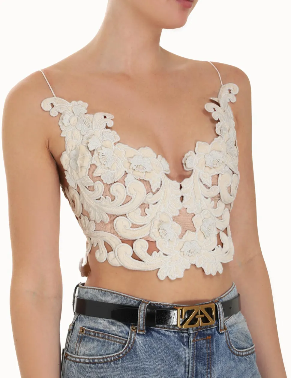 Sensory Velvet Lace Bodice