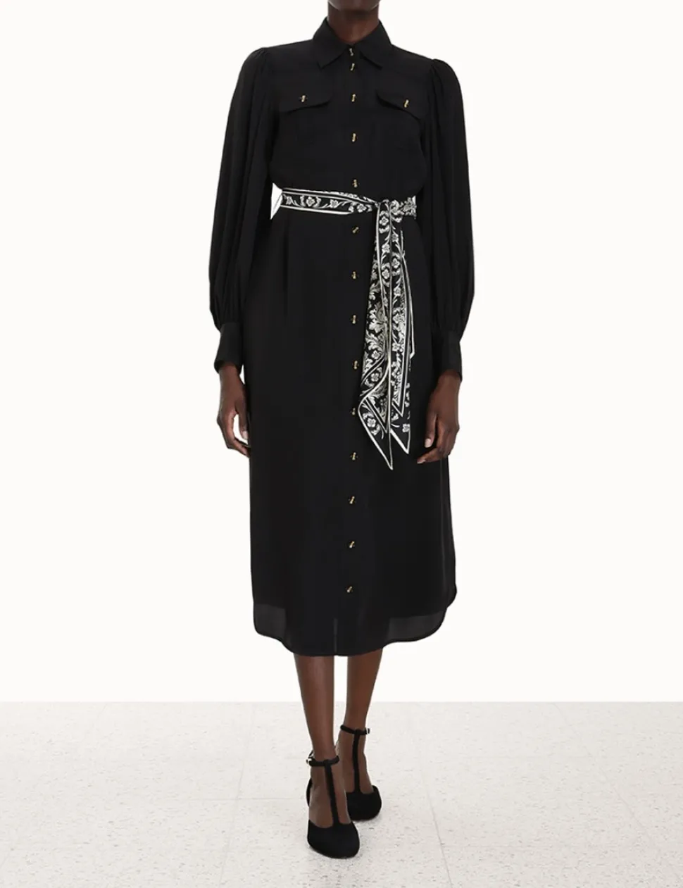Shirt Midi Dress