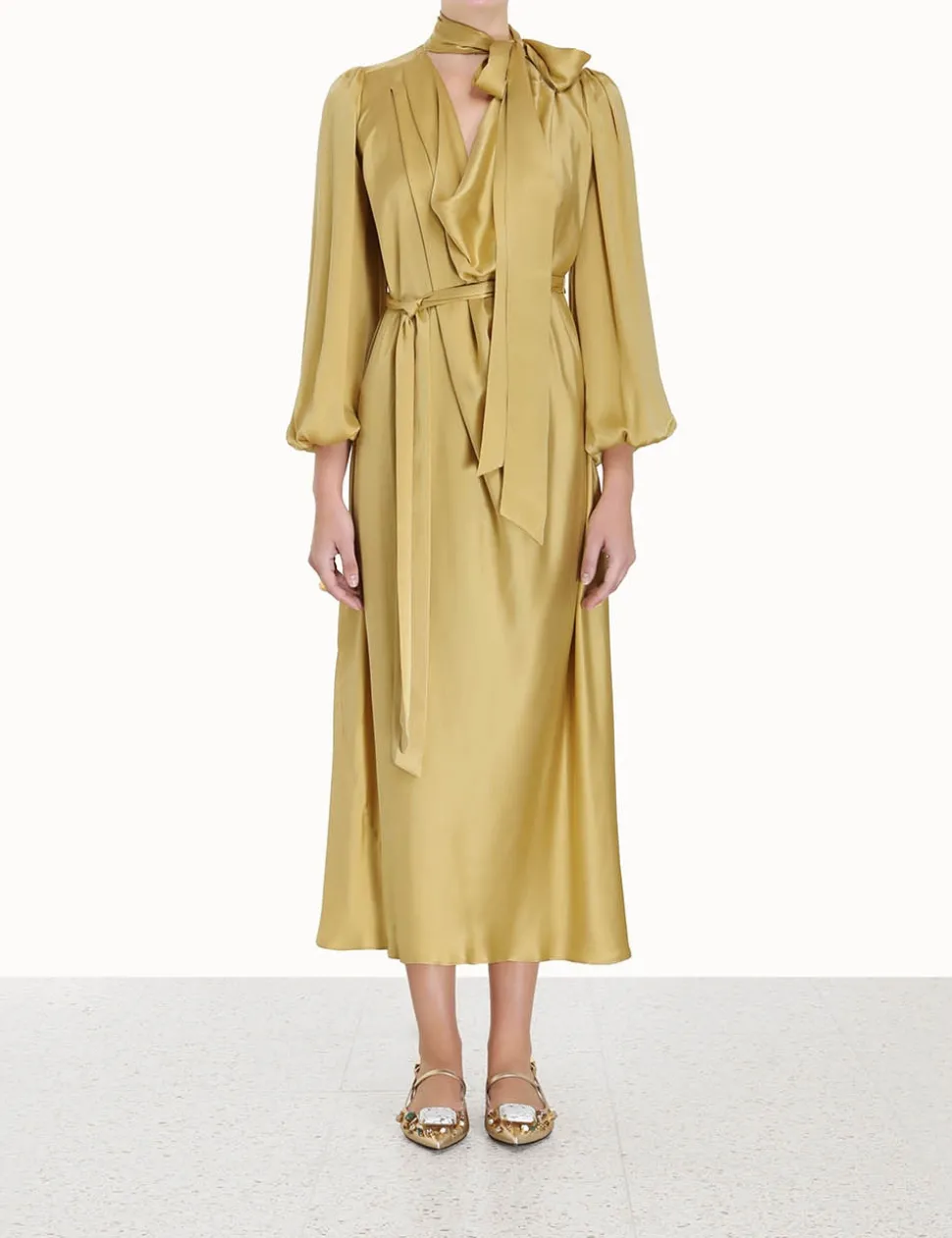 Silk Billow Dress