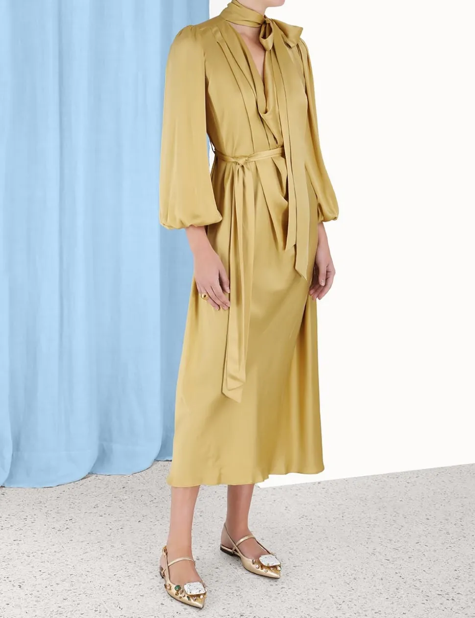Silk Billow Dress