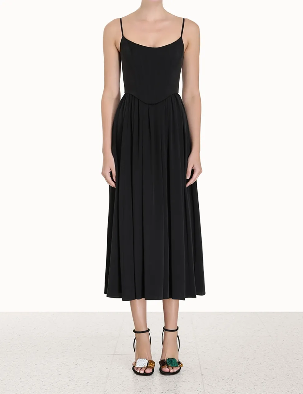 Silk Corset Dress