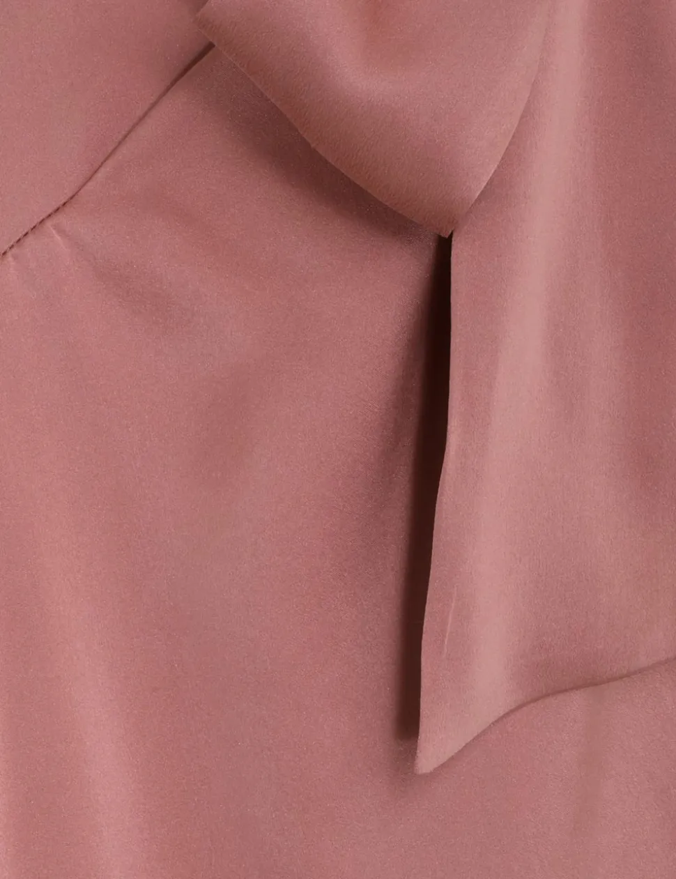 Silk Wrap Mini Dress