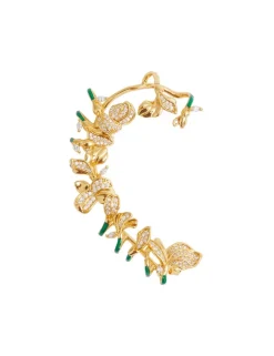 Small Floral Ear Cuff
