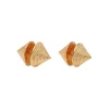 Spiral Rope Cone Earrings