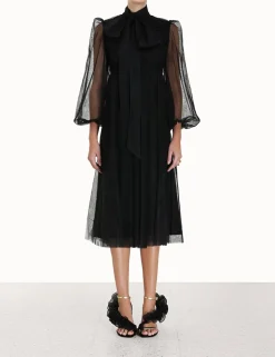 Tulle Midi Dress
